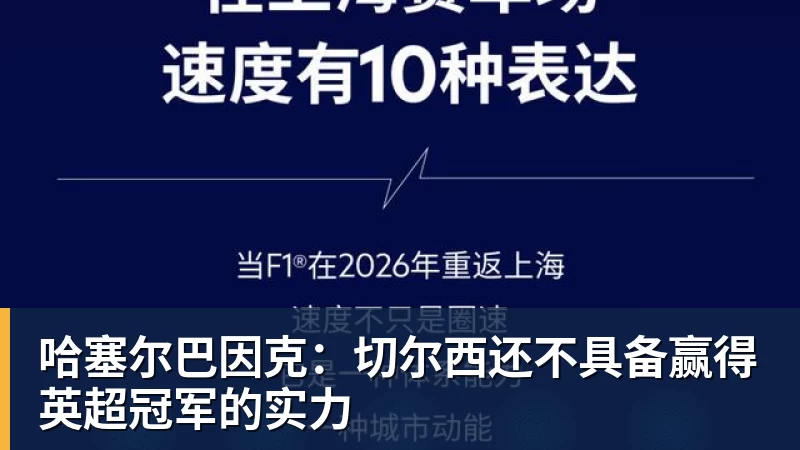 哈塞尔巴因克：切尔西还不具备赢得英超冠军的实力